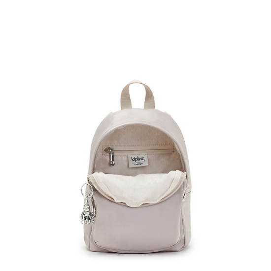 Kipling Delia Compact Metallic Convertible Backpacks Glow Satin | AU 1559NW